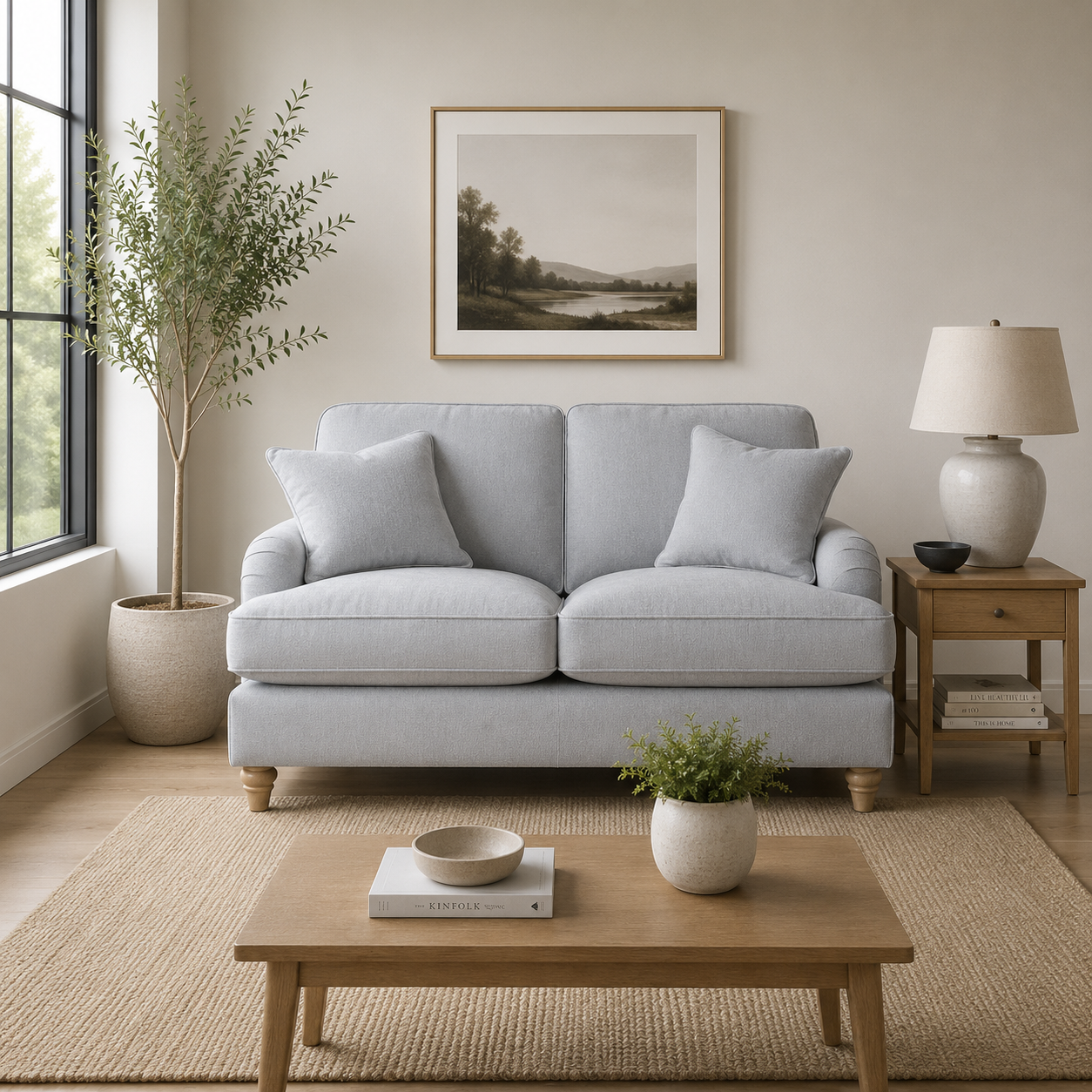 2 Seater Sofa Manhattan Ice The Great Sofa Company | Piper | Vienna | Arthur | Emeline | Swift | Morris