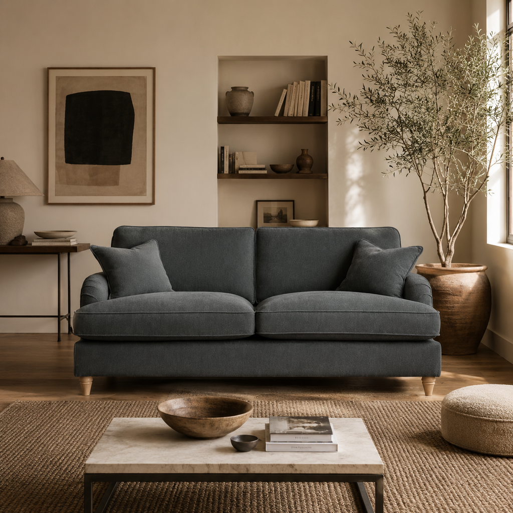3 Seater Sofa Manhattan Charcoal The Great Sofa Company | Piper | Vienna | Arthur | Emeline | Swift | Morris