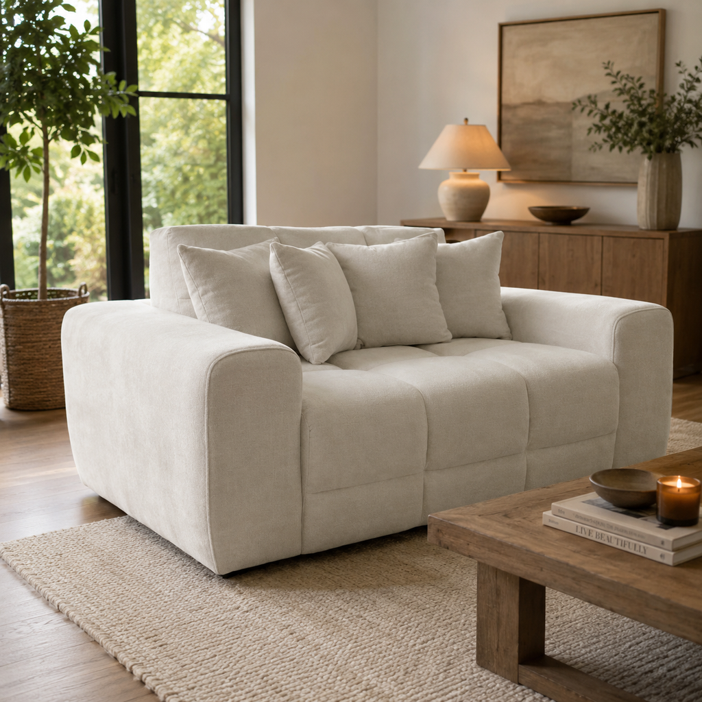 Jacob Sofa Natural 2 Seater
