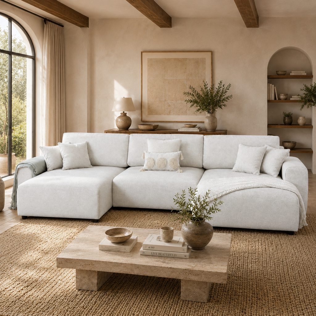 Luma Sofa Beige U Shape Corner