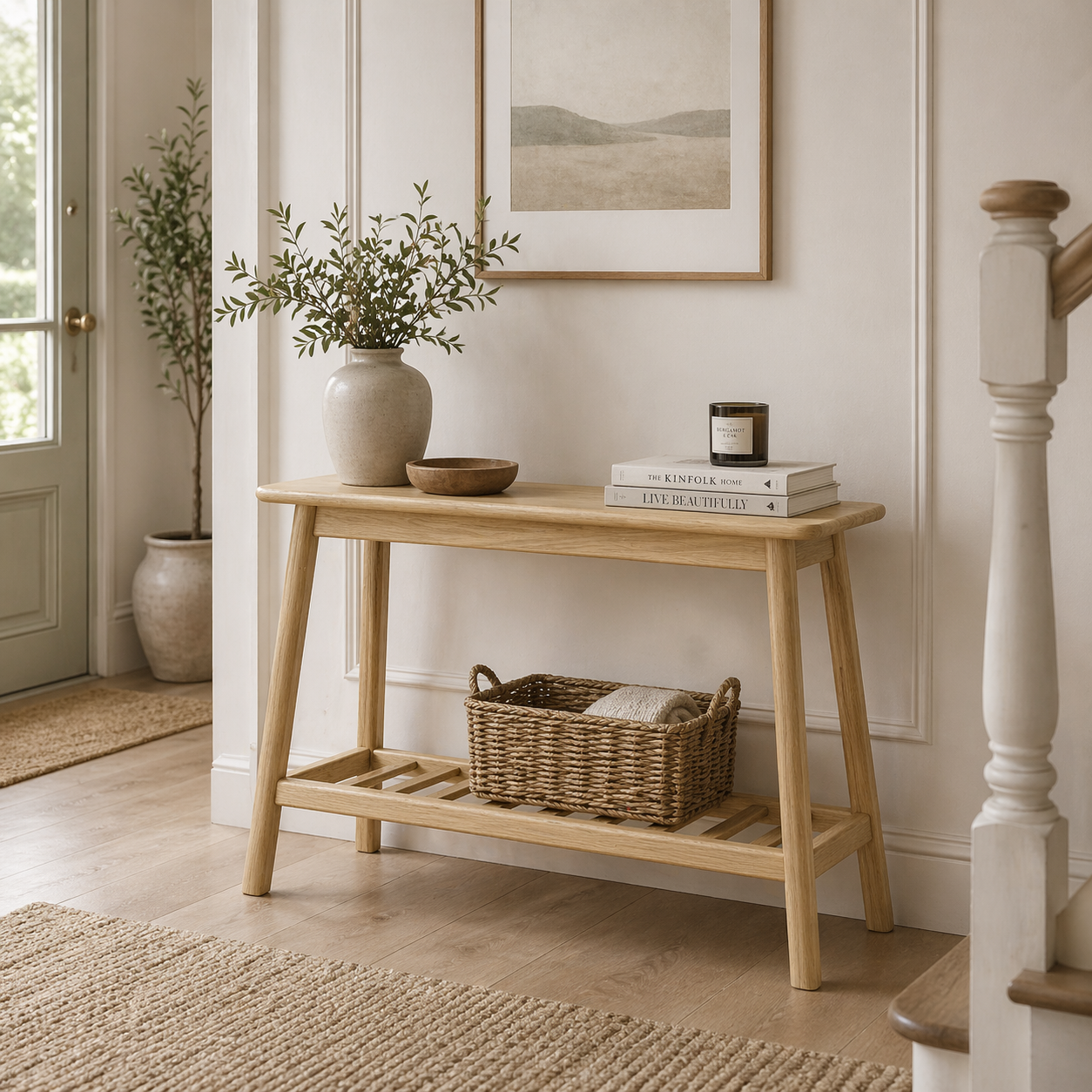 Hazlemere Oak Console Table