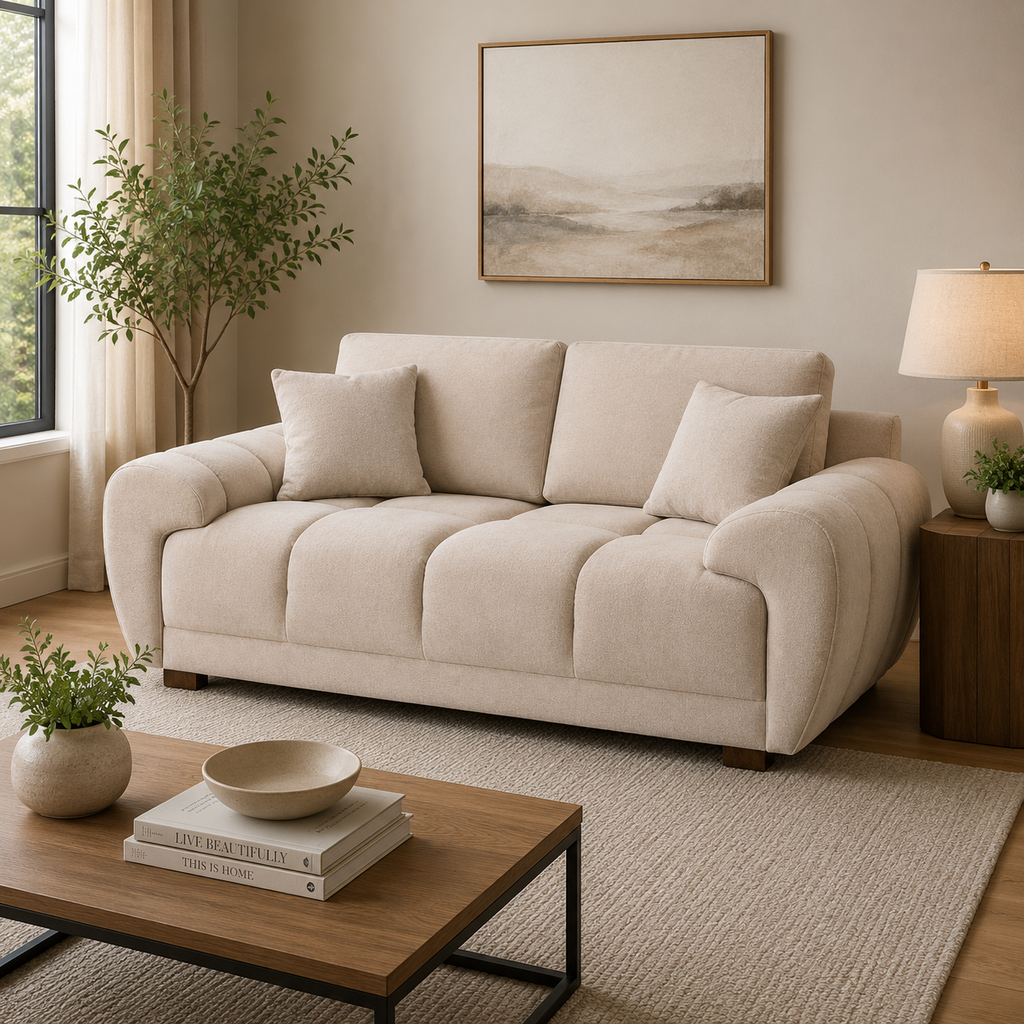 Azzuro Sofa Mocha 2 Seater