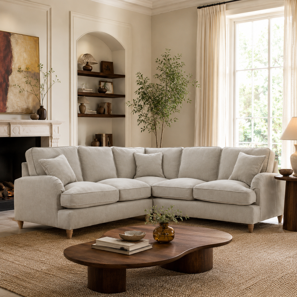 2 Corner 2 Manhattan Putty The Great Sofa Company | Piper | Vienna | Arthur | Emeline | Swift | Morris