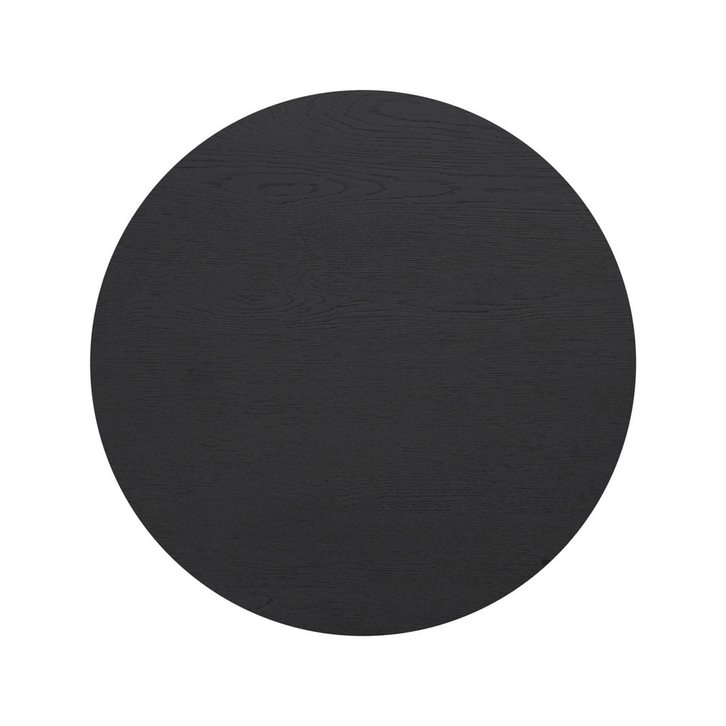 Pickford Ribbed Occasional Table Black Oak