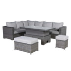 Catalina Range Modular Corner Sofa Set With Rising Table