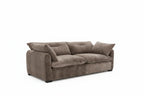 Quetta Sofa Rust Brown 3 Seater