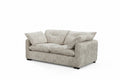 Quetta Sofa Rust Brown 2 Seater Silver