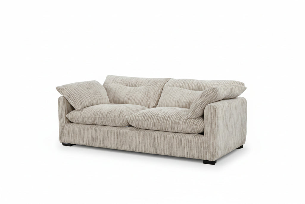 Quetta Sofa Silver 3 Seater