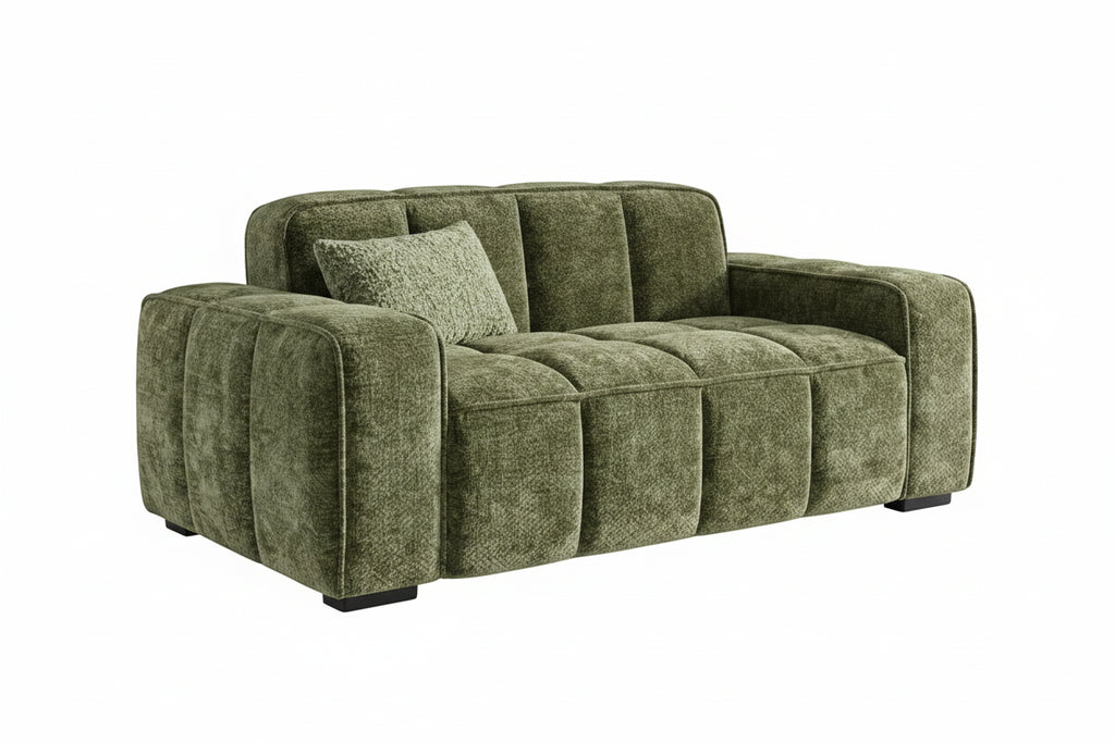 Paris Sofa Olive 2 Seater Sofa