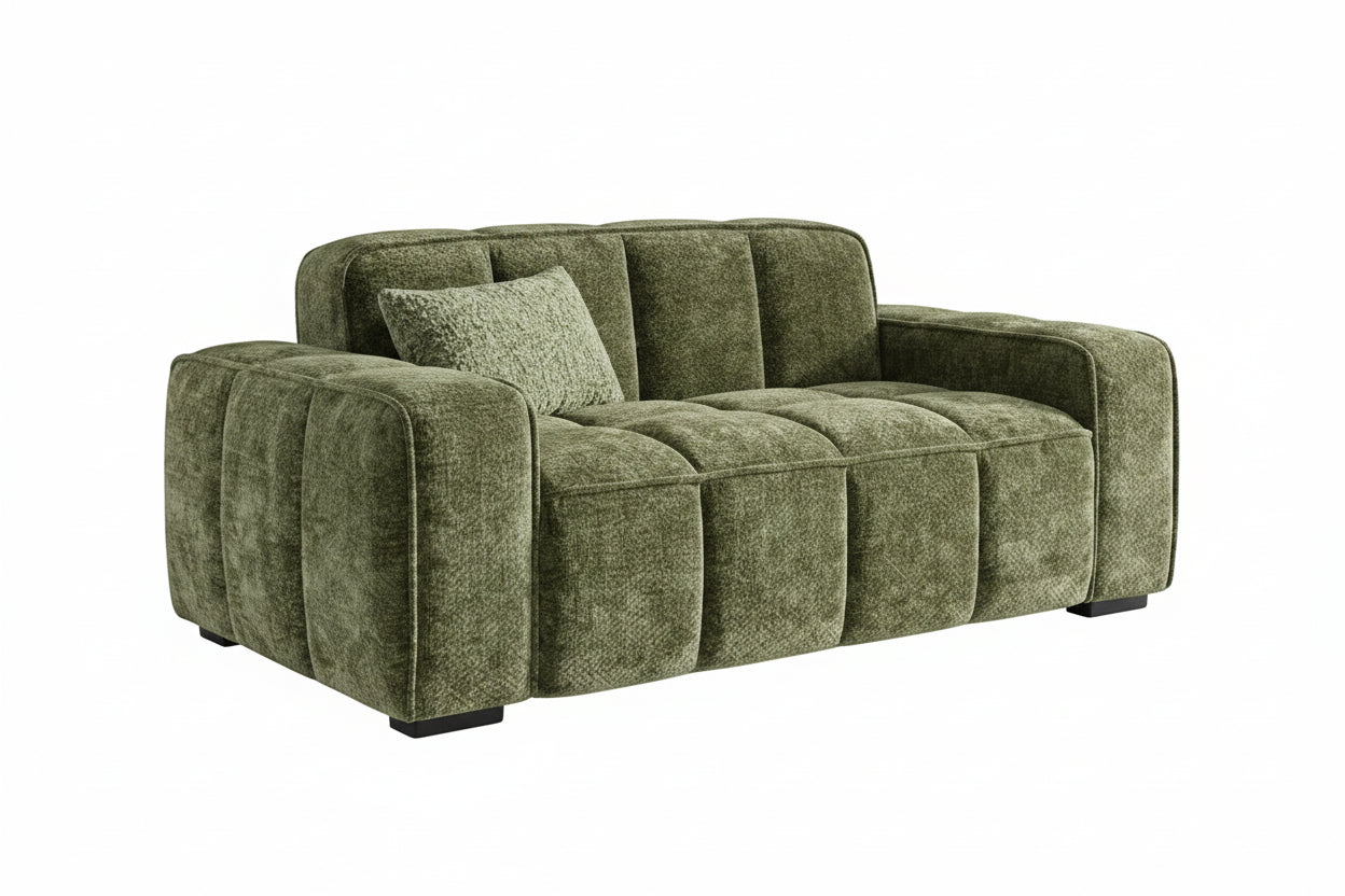 Paris Sofa Olive 2 Seater Sofa