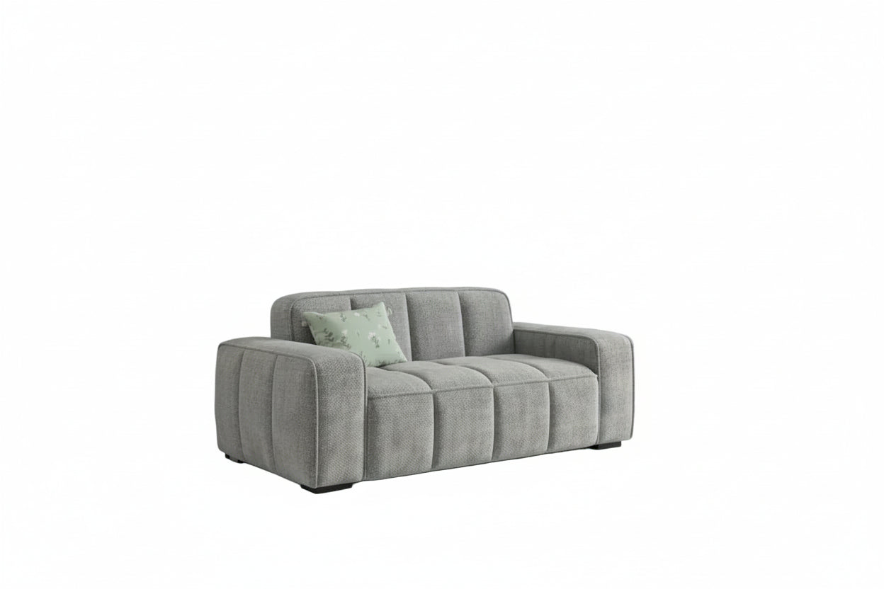 Paris Sofa Grey 2 Seater Sofa