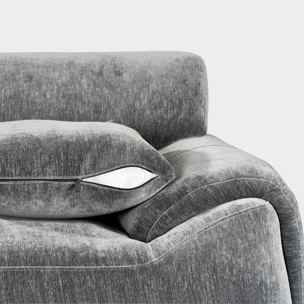 Modena Sofa Charcoal Left Hand Corner