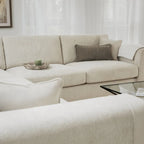Naples Sofa Beige Large Corner