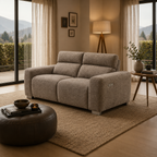 Toronto Electric Recliner Beige 2 Seater