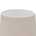 Delaney Grey Droplet Floor Lamp With Linen Shade