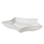 Small White Ceramic Star Dish
