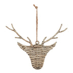 The Noel Collection Wicker Hanging Reindeer