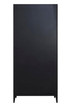 Salvar 2 Tone Oak Wood Tall Cabinet