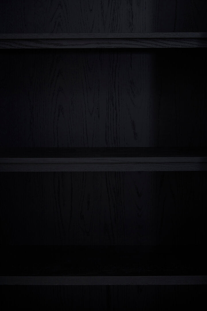 Salvar 2 Tone Oak Wood Tall Cabinet