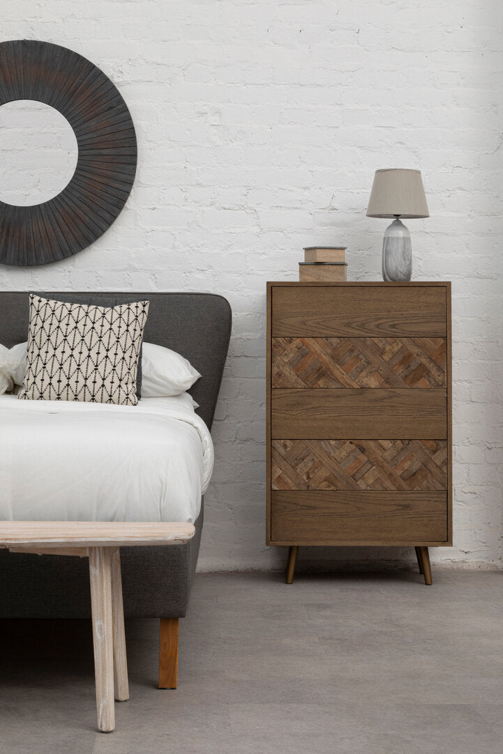 Salvar Wooden Chest of 5 Drawers