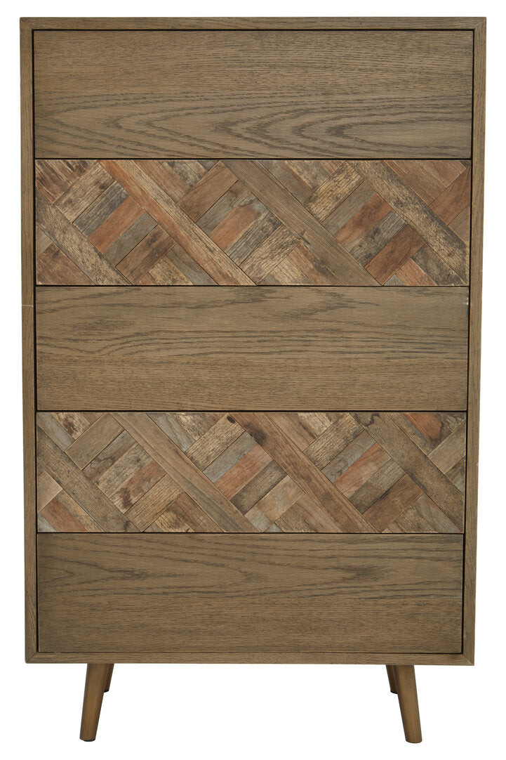 Salvar Wooden Chest of 5 Drawers