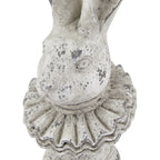 Stone Effect Ruffle Hare Ornament