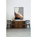 Lyon Black Oak Wood Chair with Weave Seat