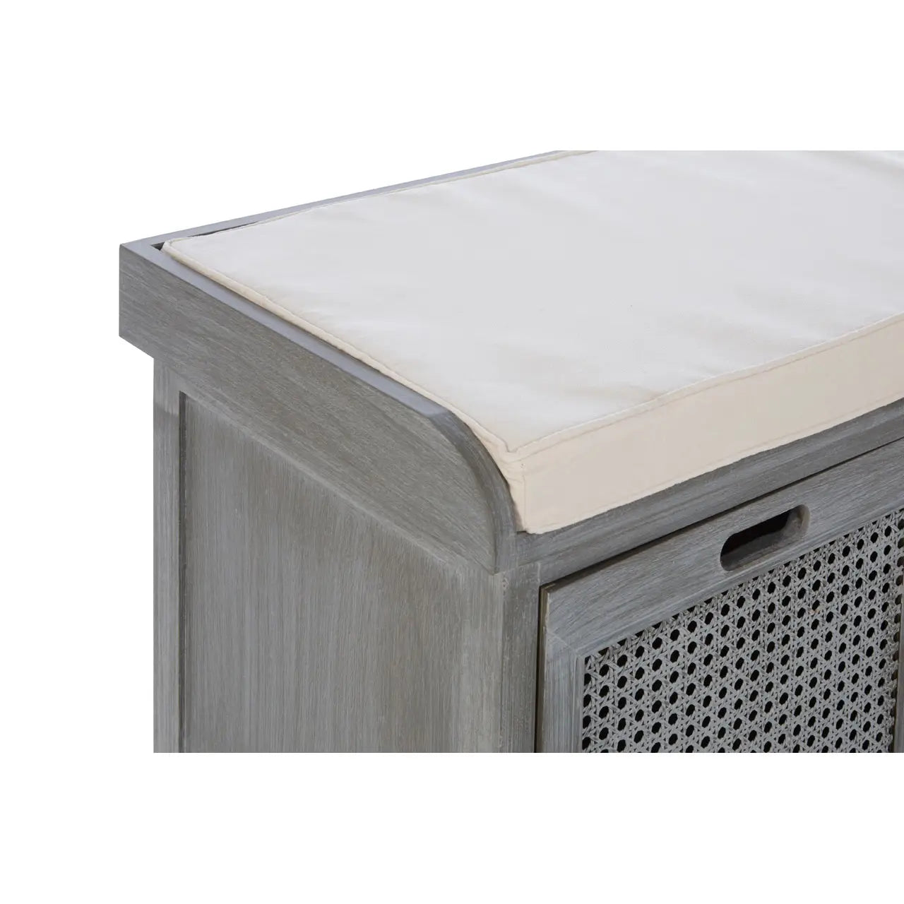 Heritage 3 Drawer Slate Grey Storage Bench