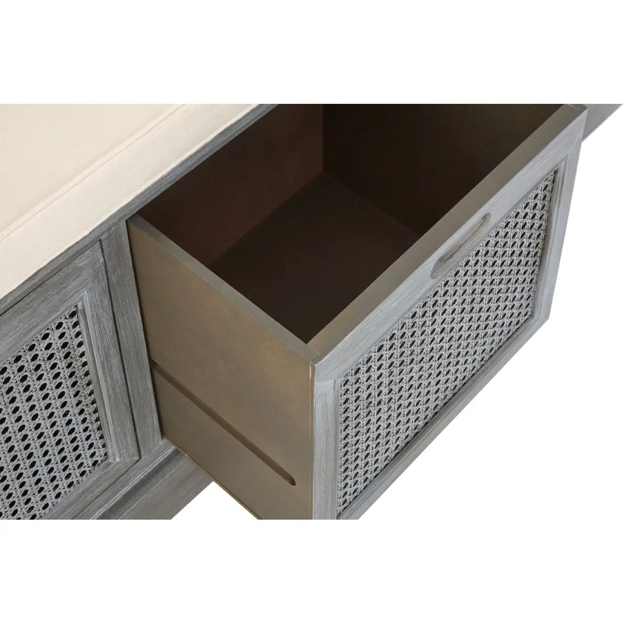 Heritage 3 Drawer Slate Grey Storage Bench