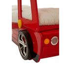 Kids Red Fire Engine Bed