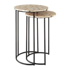 Halle Mother Of Pearl Side Tables