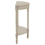 Heritage Vintage Grey Half Round Console Table