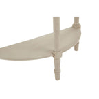 Heritage Vintage Grey Half Round Console Table