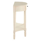 Heritage One Drawer Antique White Console Table