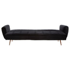 Hayton Black Velvet Sofa Bed
