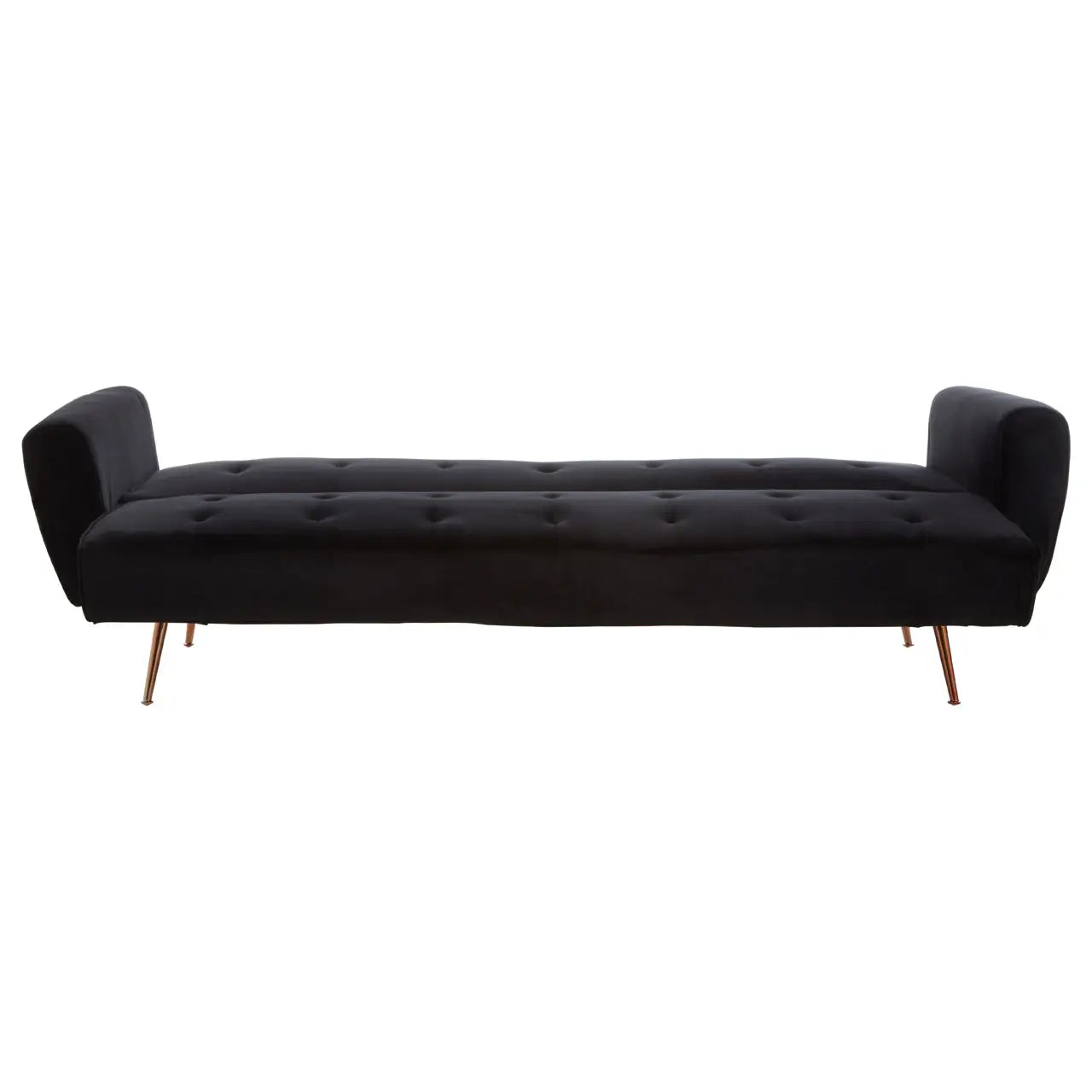 Hayton Black Velvet Sofa Bed