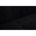 Hayton Black Velvet Sofa Bed