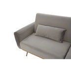 Hatton Grey Velvet Sofa Bed