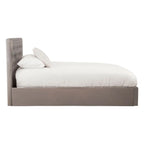 Hannah Grey Ottoman King Bed
