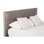 Hannah Grey Ottoman King Bed