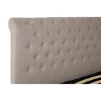 Orlando Light Grey Ottoman Double Bed