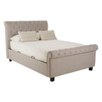 Orlando Light Grey Ottoman King Bed