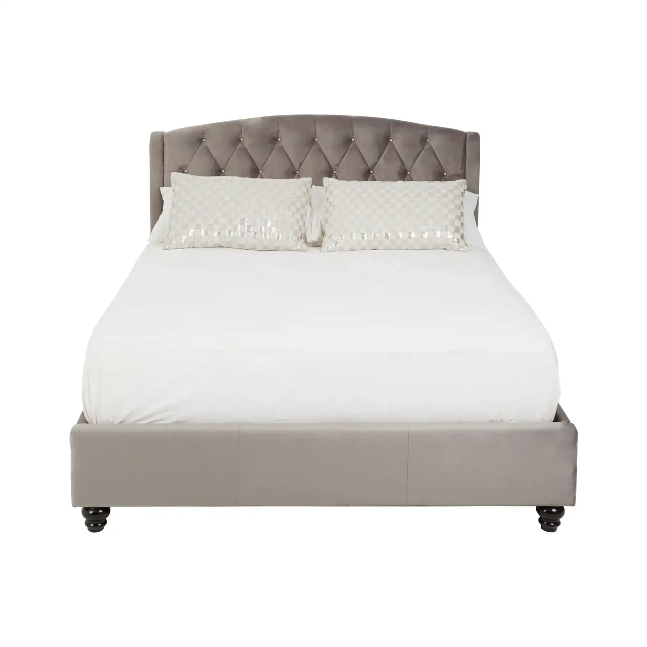 Josephine Steel Shade Double Bed