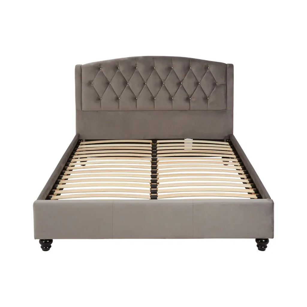 Josephine Steel Shade Double Bed