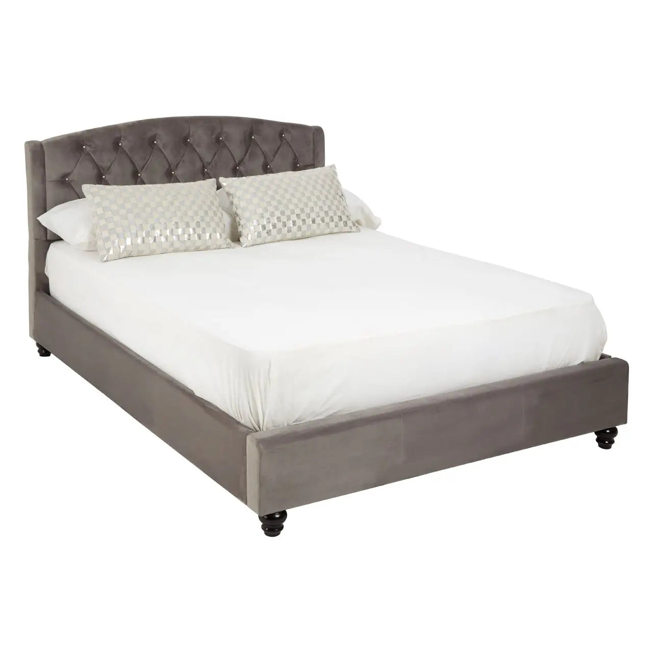 Josephine Steel Shade Double Bed