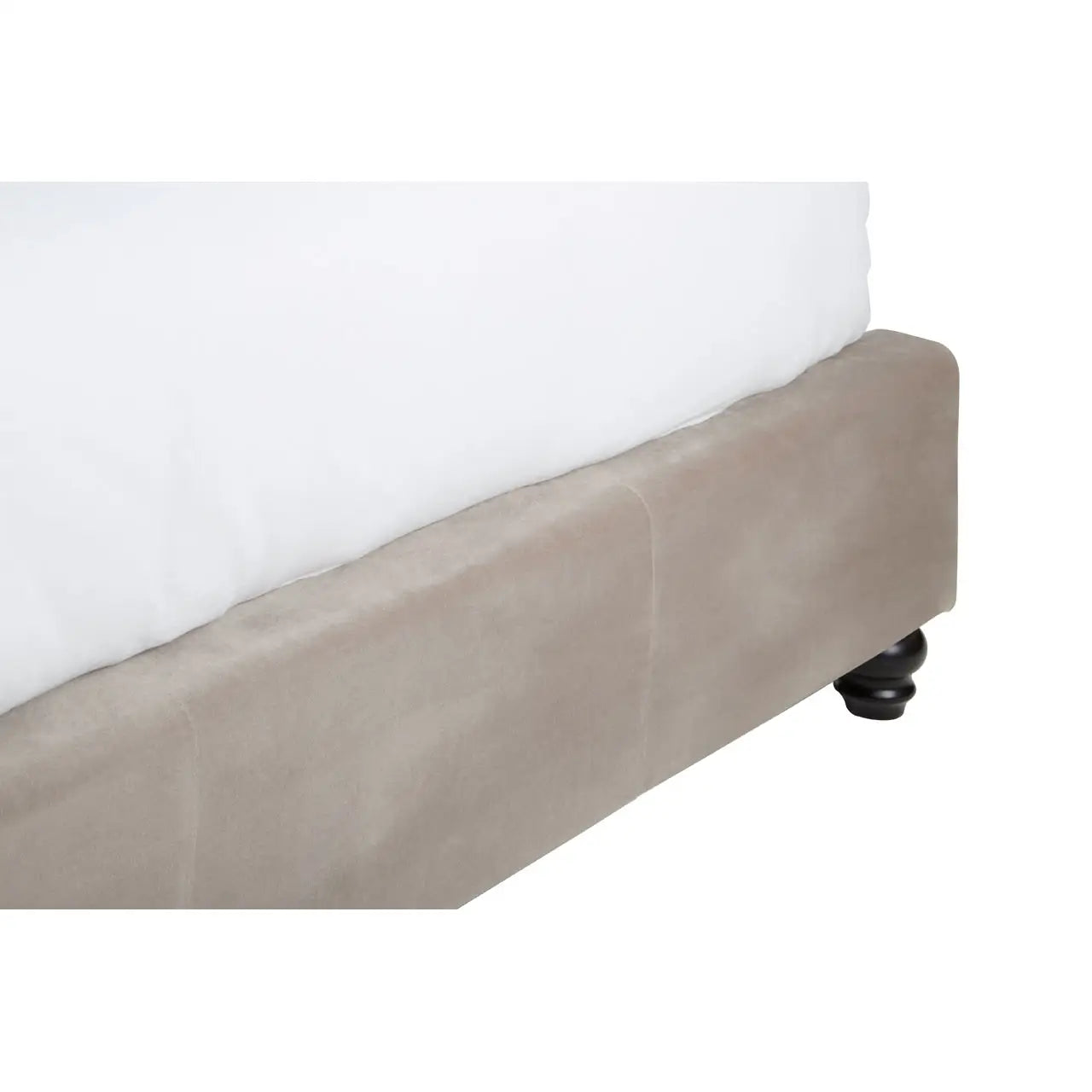 Josephine Mink Brushed Velvet Double Bed