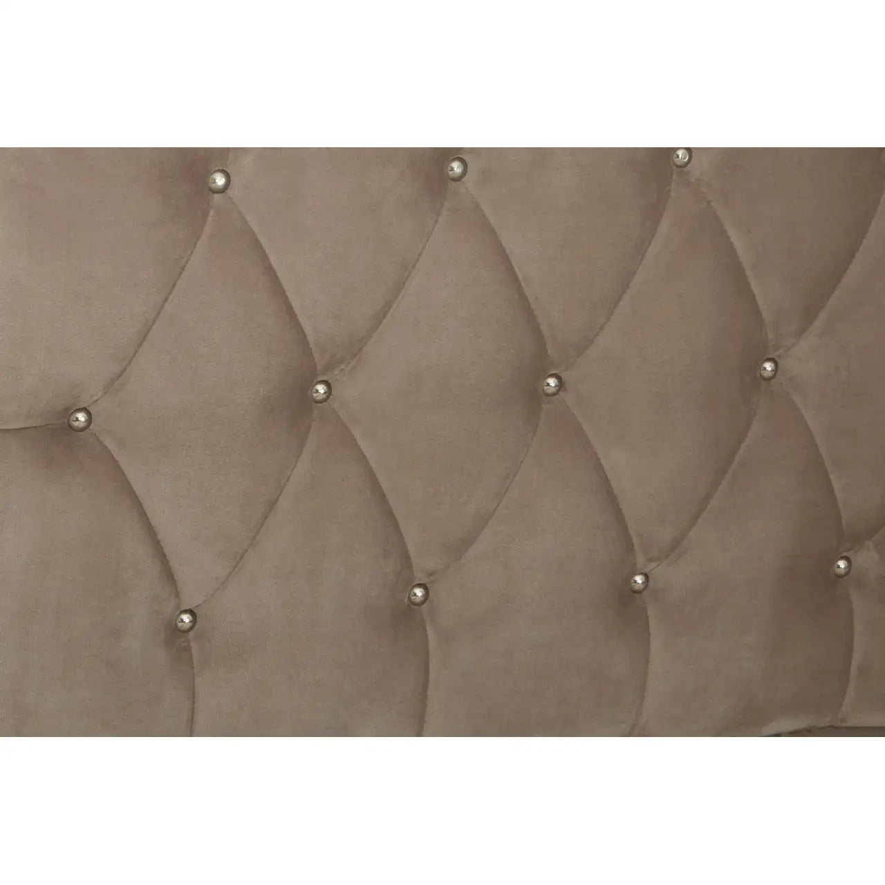 Josephine Mink Brushed Velvet Double Bed