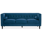 Helia Blue Velvet Sofa