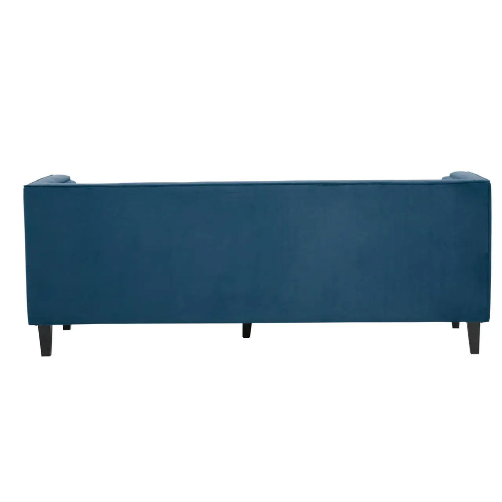 Sefira 3 Seat Navy Fabric Sofa