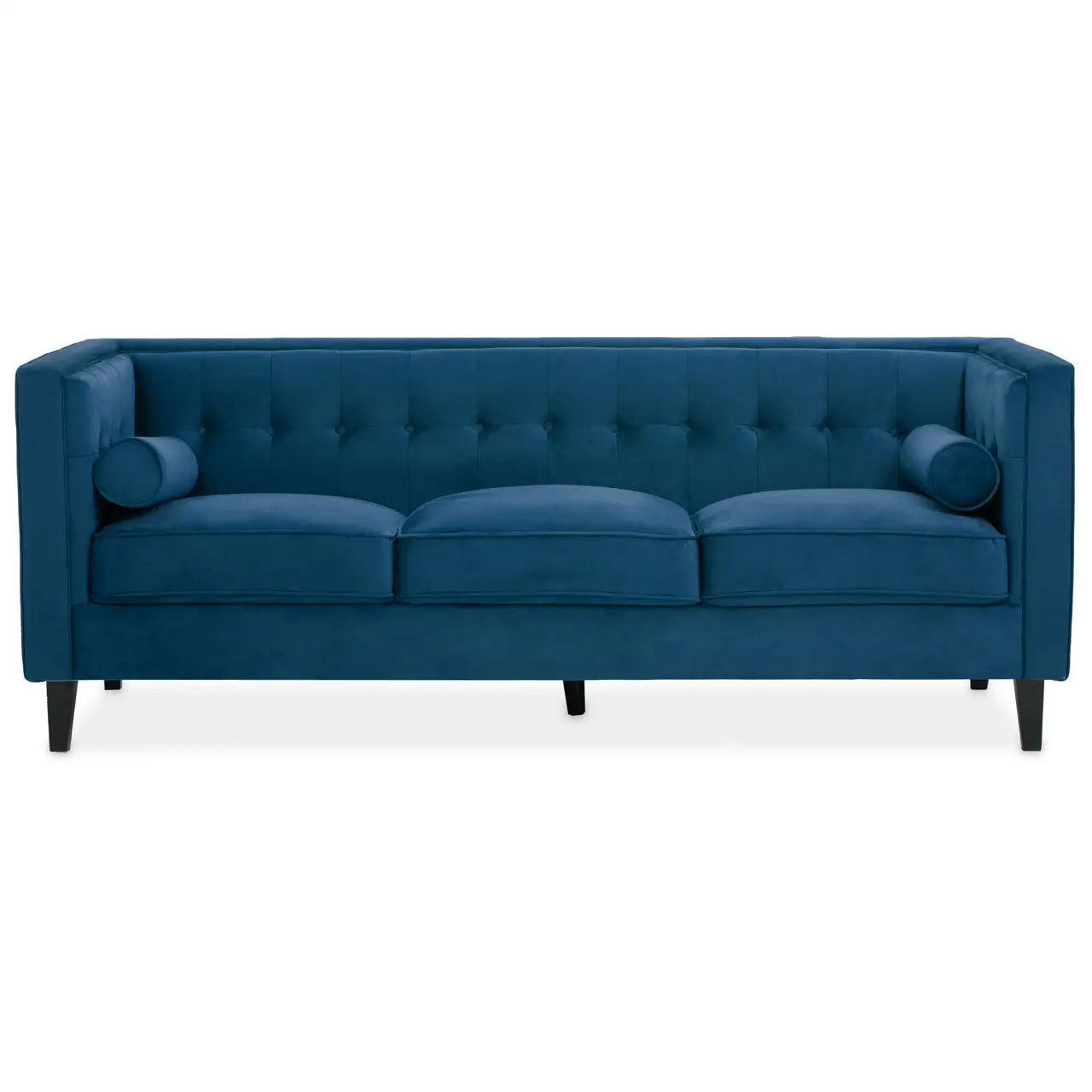 Sefira 3 Seat Navy Fabric Sofa